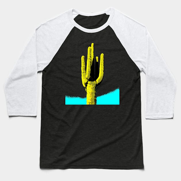 Cactus Baseball T-Shirt by HRNDZ